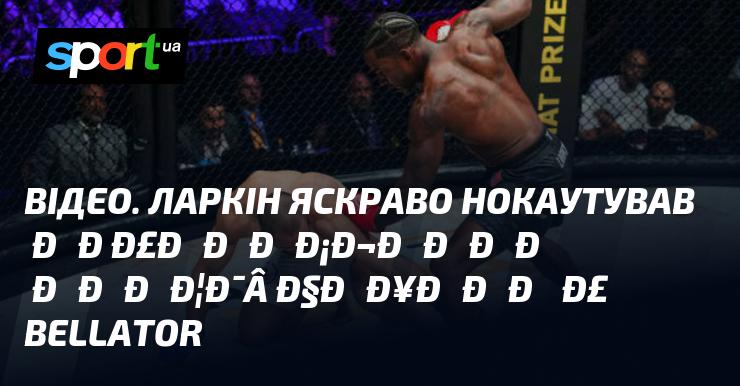 ВІДЕО. Ларкін вразливо переміг грузинського спортсмена Чохелі на турнірі Bellator.